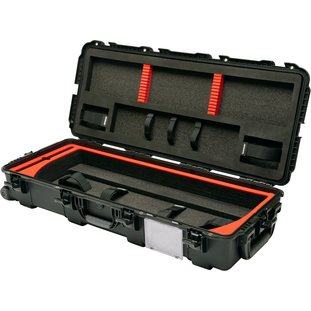 Nanuk Bow Case 991 Black Retractable Wheels and Handle