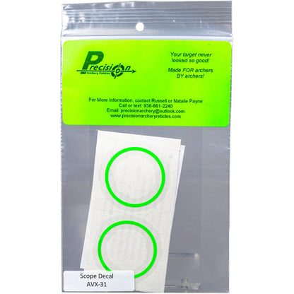 Axcel AVX-31 Scope Ring Mask Reticle Green