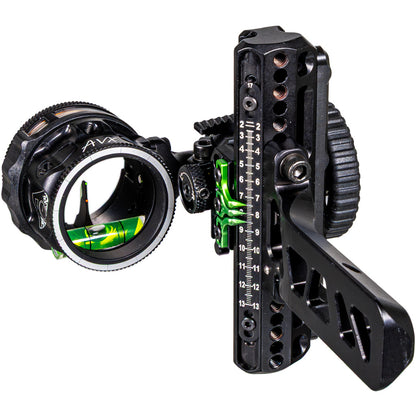 Axcel Driver Plus Slider Sight w/AVX-31 Scope  Stealth BH Bridge-Lock .019 Green/Red Fiber 2 Pin