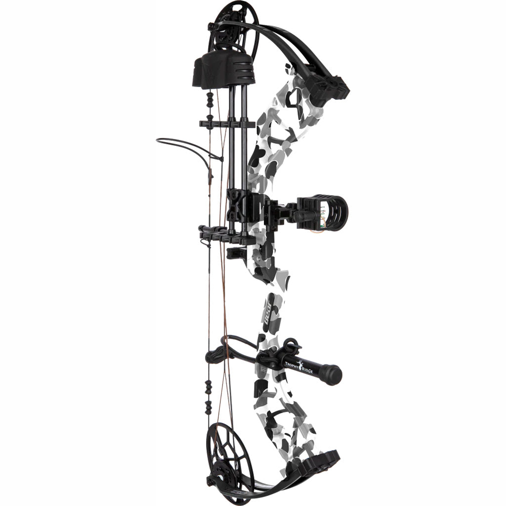 Bear Legit MAXX RTH Bow Package Fred Bear Whiteout/Black 70 lbs. LH