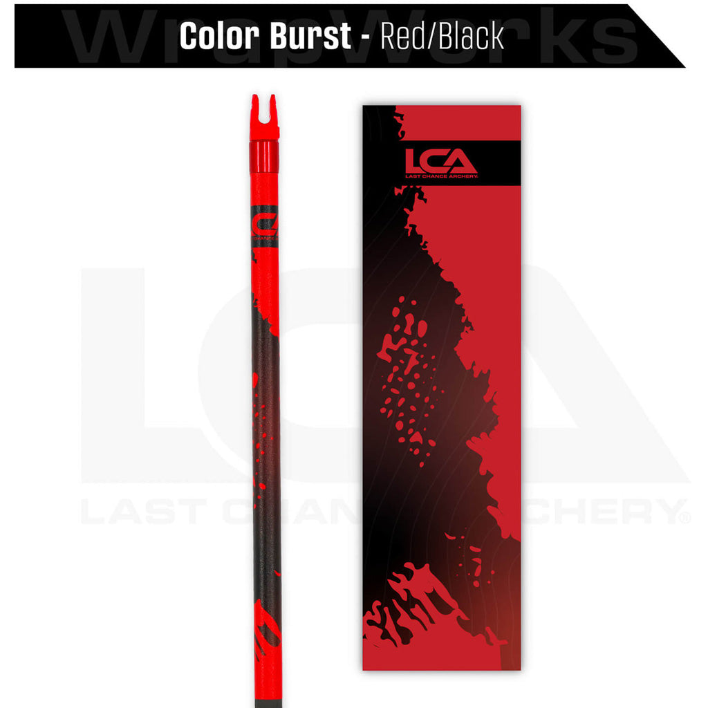 Last Chance WrapWorks Stock Color Burst  Red/Black Fixed Precision Fixed Standard