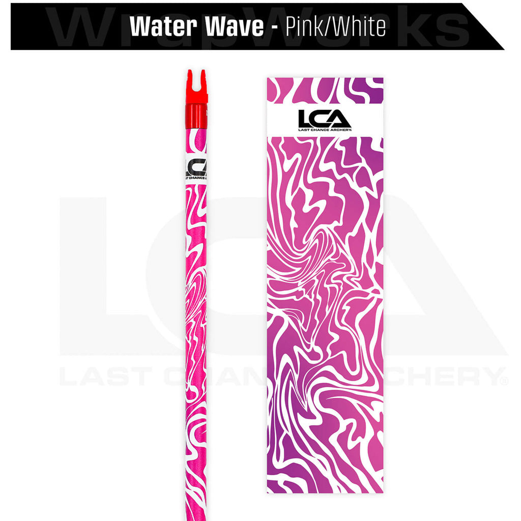 Last Chance WrapWorks Water Wave  Pink/White Precision Fixed Standard