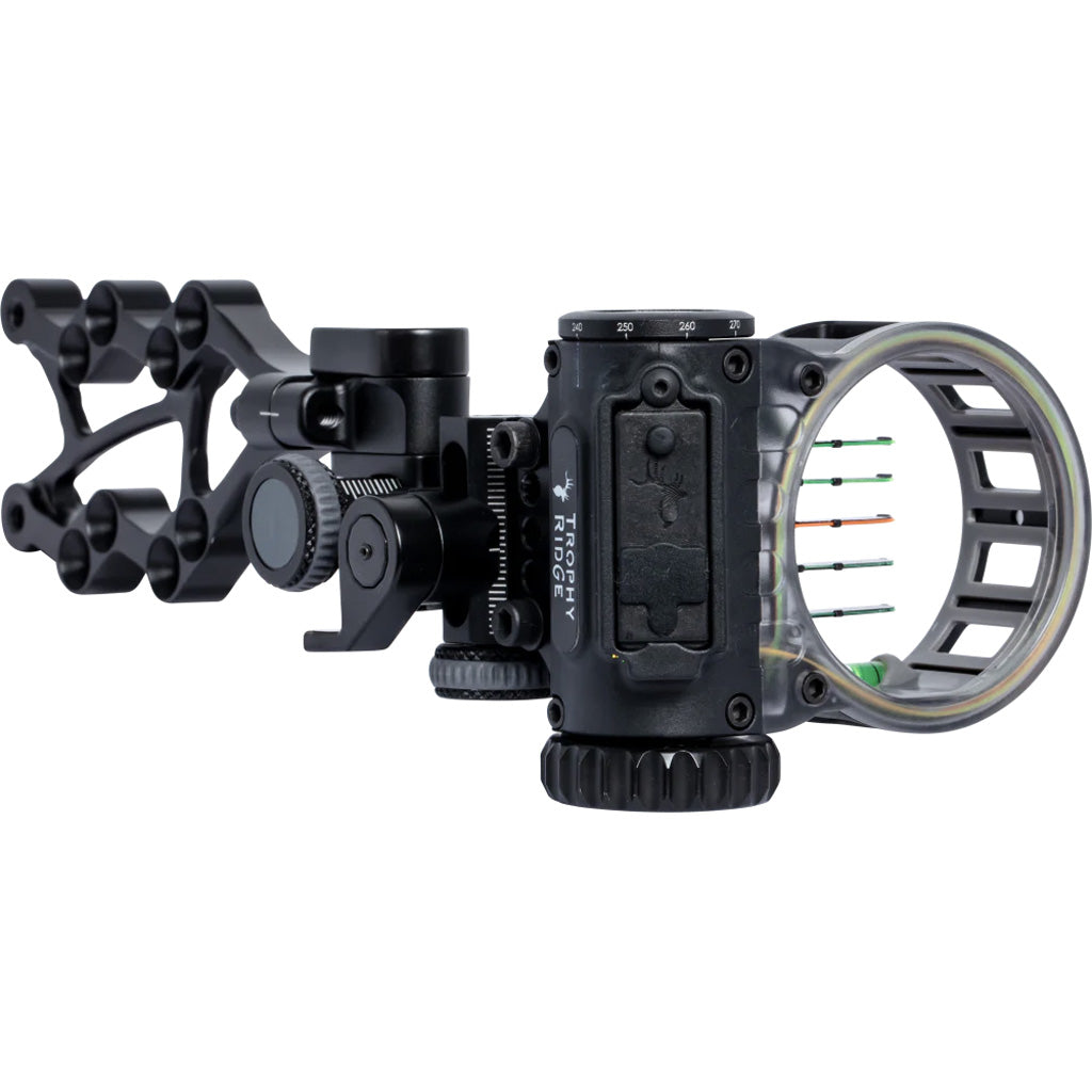 Trophy Ridge React 5 MAX Sight Black 5 Pin .019/.010 Pins