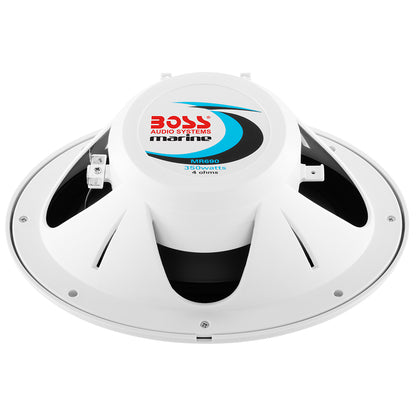 Boss Audio 6"x 9" MR690 Oval Speakers - White - 350W - image 5