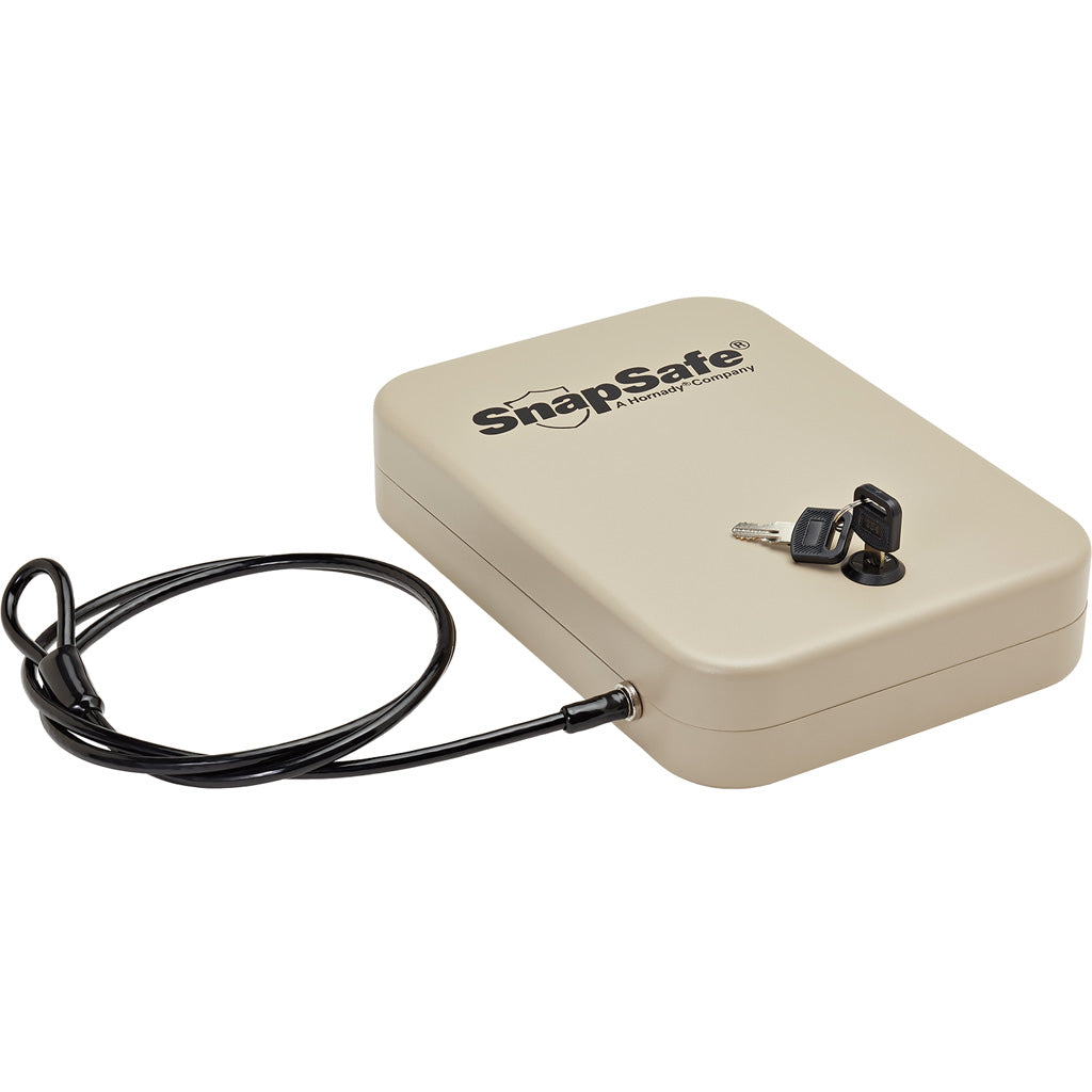 Snapsafe Lock Box XL Grey with Key Lock