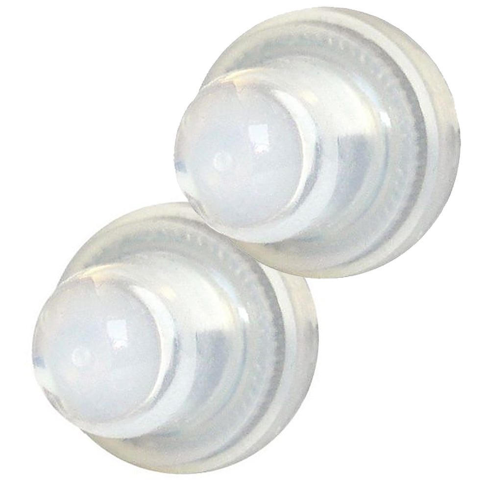Blue Sea 4135 Push Button Reset Only Circuit Breaker Boot - Clear- Pack of 2