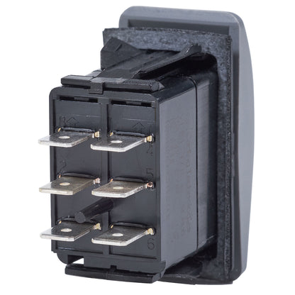 Blue Sea 8222 Water Resistant Contura III Switch - (ON)-OFF-(ON) - Grey - image 2