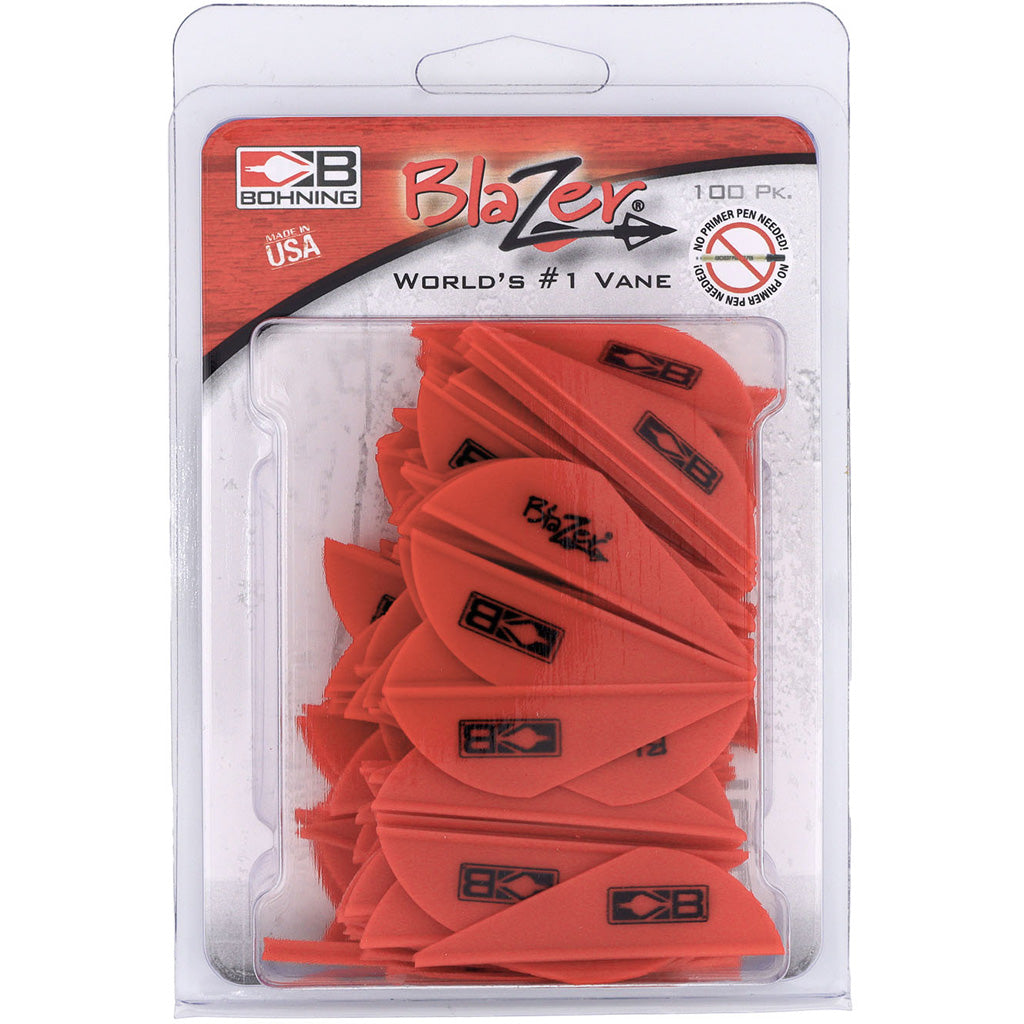Bohning Blazer Vanes Red 100 pk.