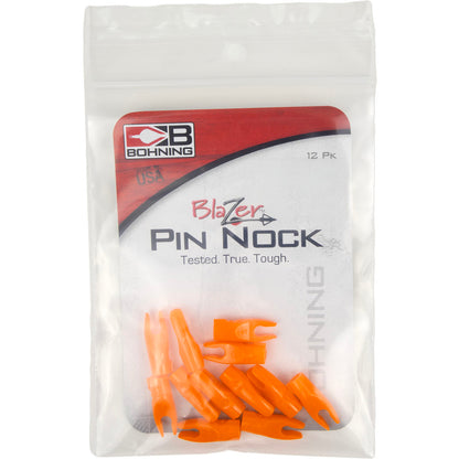 Bohning Blazer Pin Nocks Neon Orange 12 pk.