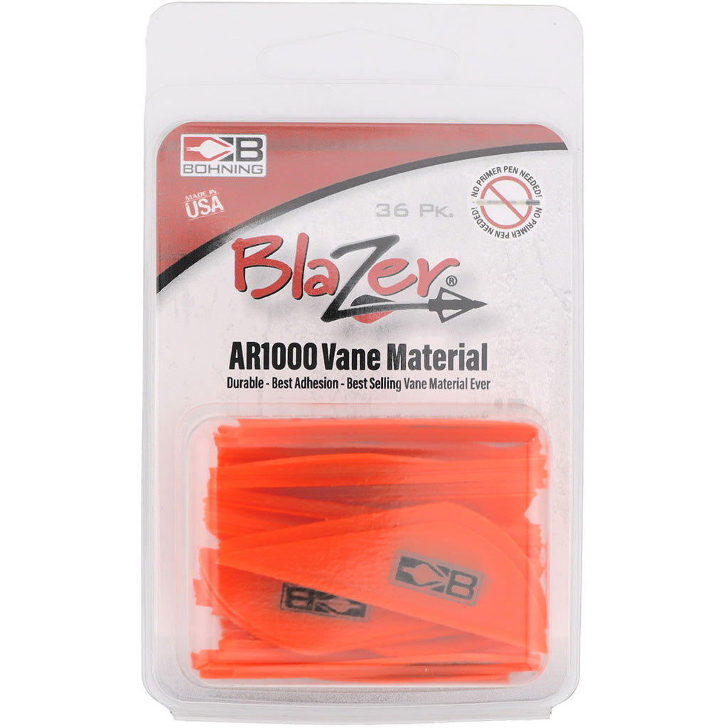 Bohning Blazer Vanes Neon Red 36 pk.