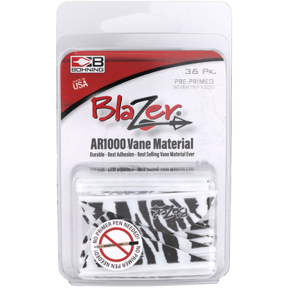 Bohning Blazer Vanes White Tiger 36 pk.