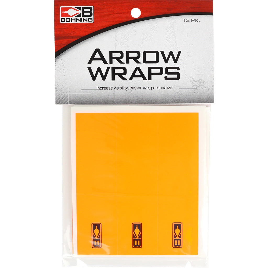 Bohning Blazer Arrow Wraps Neon Orange 4 in. 13 pk.