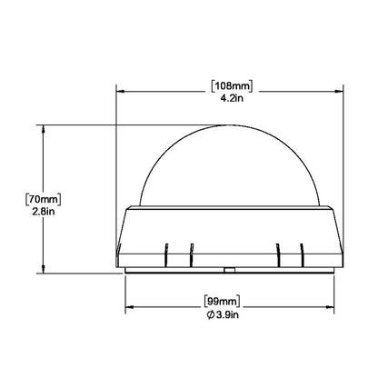 Ritchie XP-98W X-Port Tactician™ Compass - Surface Mount - White - image 2