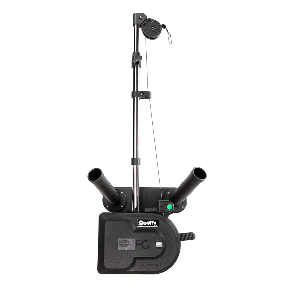 Scotty 1116 Propack 60" Telescoping Electric Downrigger w/ Dual Rod Holders and Swivel Base - image 3