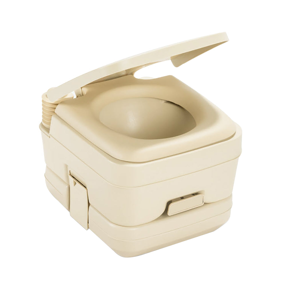 Dometic™ 964 Portable Toilet w/Mounting Brackets - 2.5 Gallon - Parchment