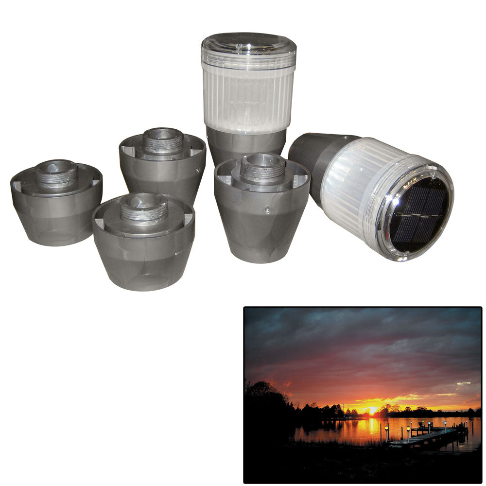 Dock Edge Postlite Solar LED Post Light Pack of 2