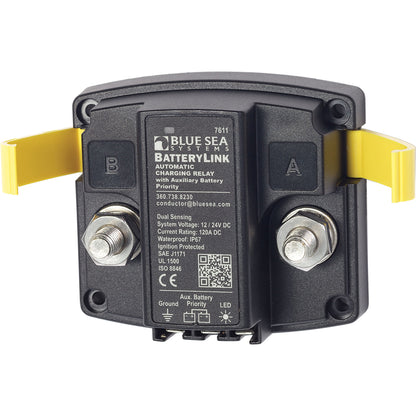 Blue Sea 7611 DC BatteryLink™ Automatic Charging Relay - 120 Amp w/Auxiliary Battery Charging - image 3