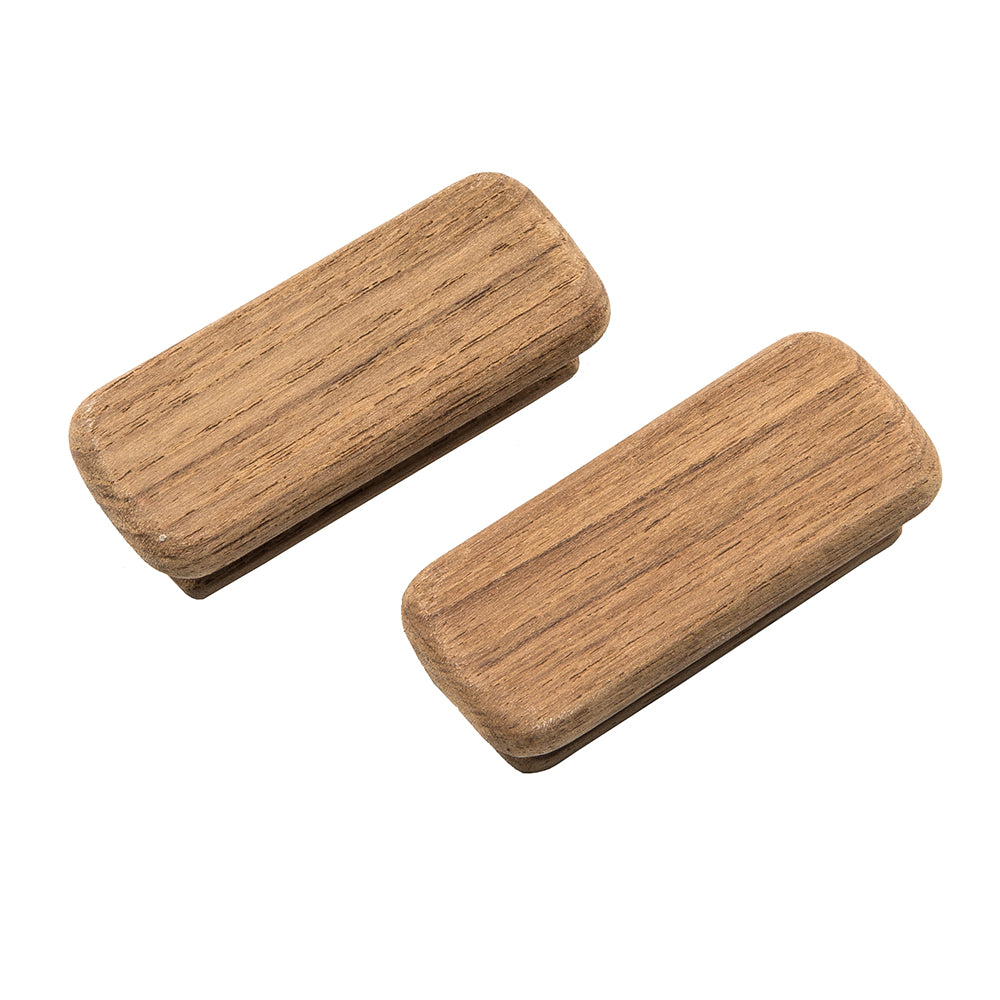 Whitecap Teak Rectangular Drawer Knob - 2-3/4"L - Pack of 2