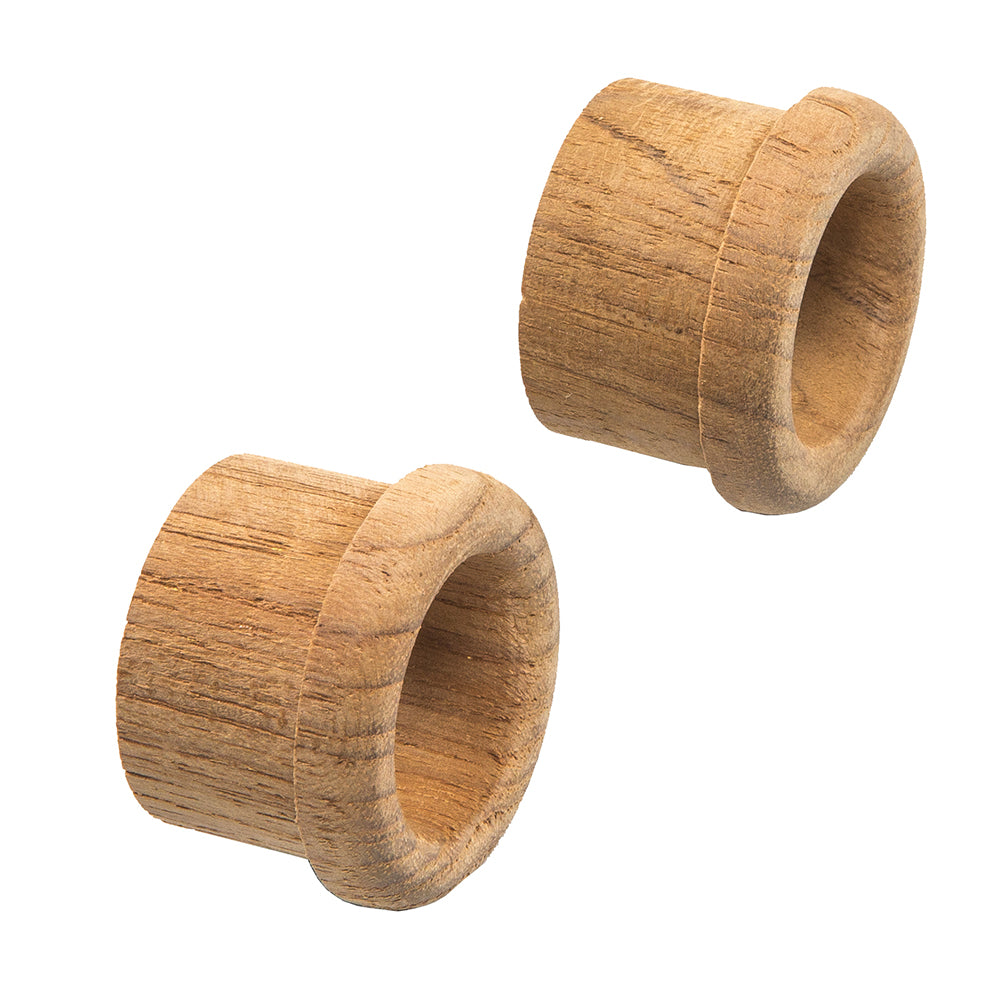 Whitecap Teak Finger Pull - 5/8" Barrel Length - Pack of 2 - image 3