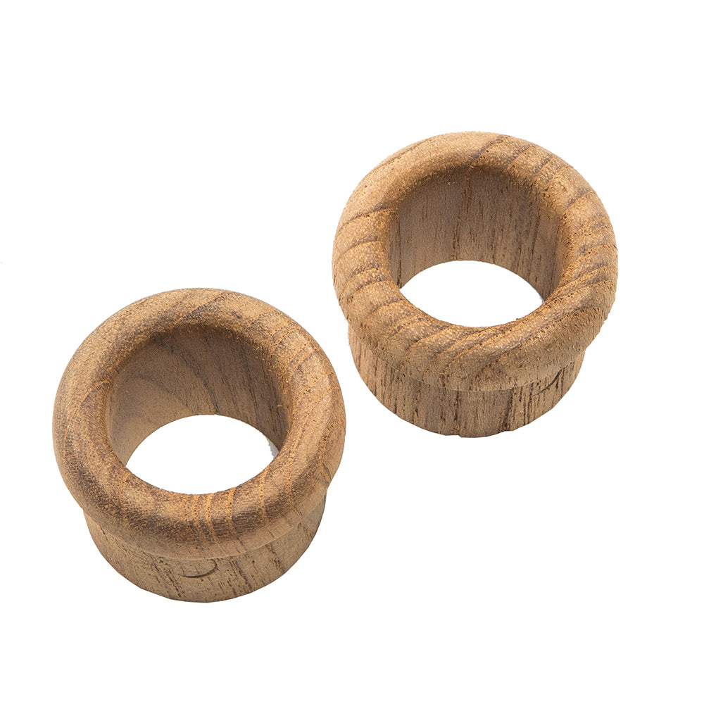 Whitecap Teak Finger Pull - 5/8" Barrel Length - Pack of 2
