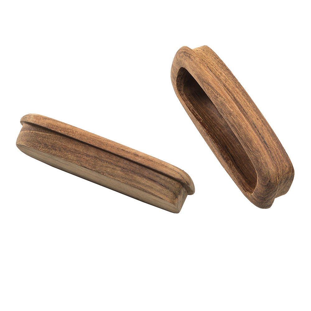 Whitecap Teak Rectangular Drawer Pull - 3-1/4"L - Pack of 2 - image 3
