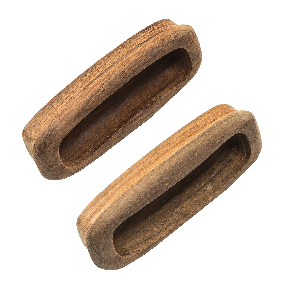 Whitecap Teak Rectangular Drawer Pull - 3-1/4"L - Pack of 2 - image 4