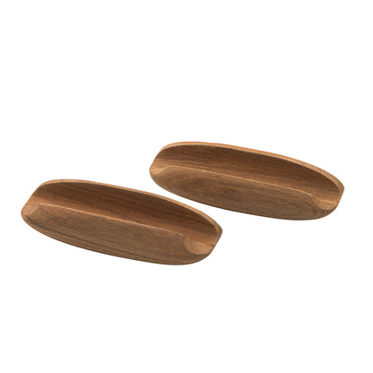 Whitecap Teak Oval Drawer Pull - 4"L - Pack of 2 - image 2