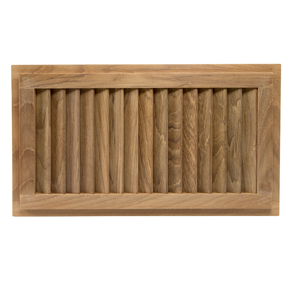 Whitecap Teak Louvered Insert - 16" x 9-1/8" x 3/4" - image 2