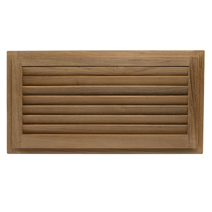Whitecap Teak Louvered Insert - 9-3/8" x 18" x 3/4" - image 2