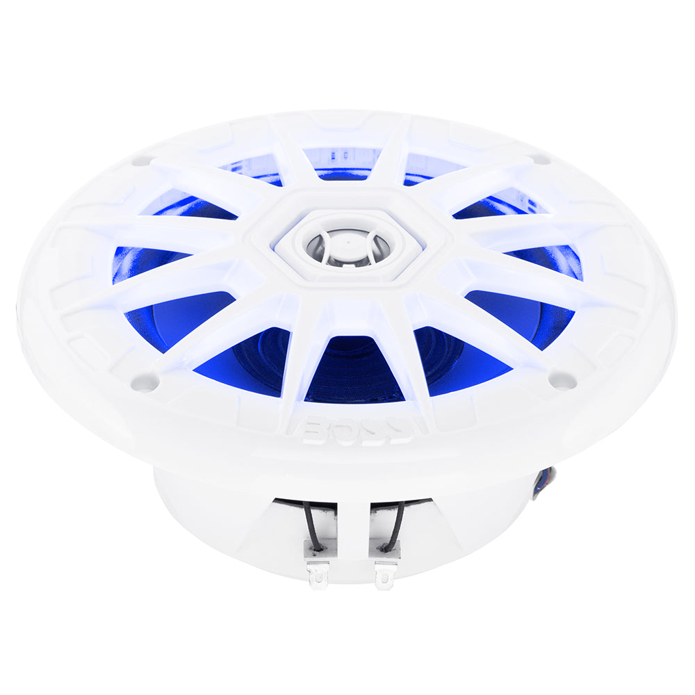 Boss Audio 6.5" MRGB65 Speakers w/RGB Lighting - White - 200W - image 3