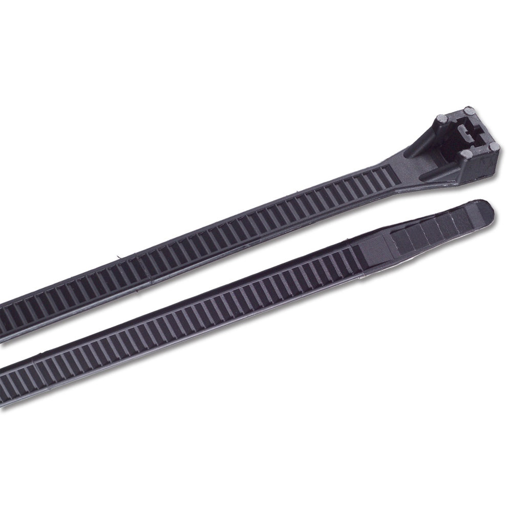 Ancor 15" UV Black Heavy Duty Cable Zip Ties - Pack of 100