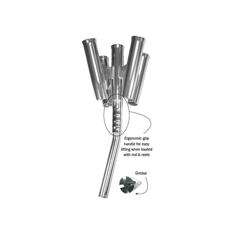 TACO Olympic 5-Rod Holder Cluster - image 4