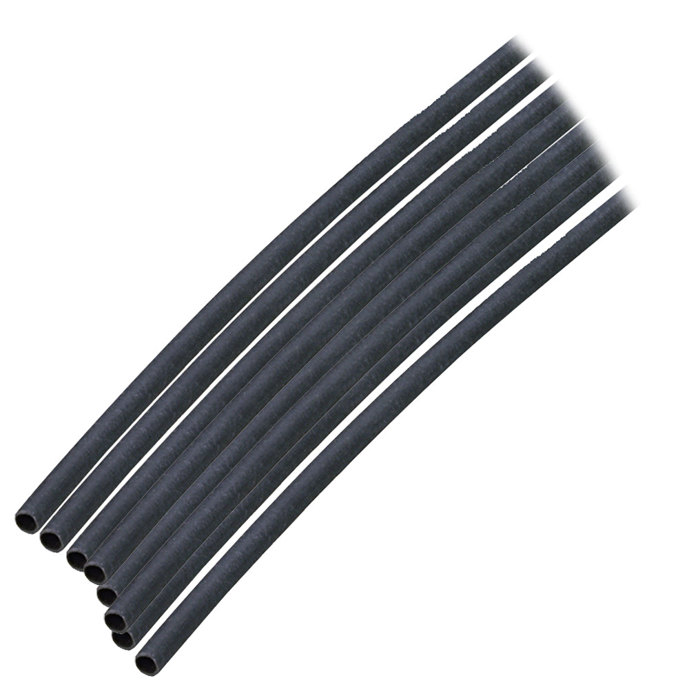 Ancor Adhesive Lined Heat Shrink Tubing (ALT) - 1/8" x 12" - Pack of 10 - Black
