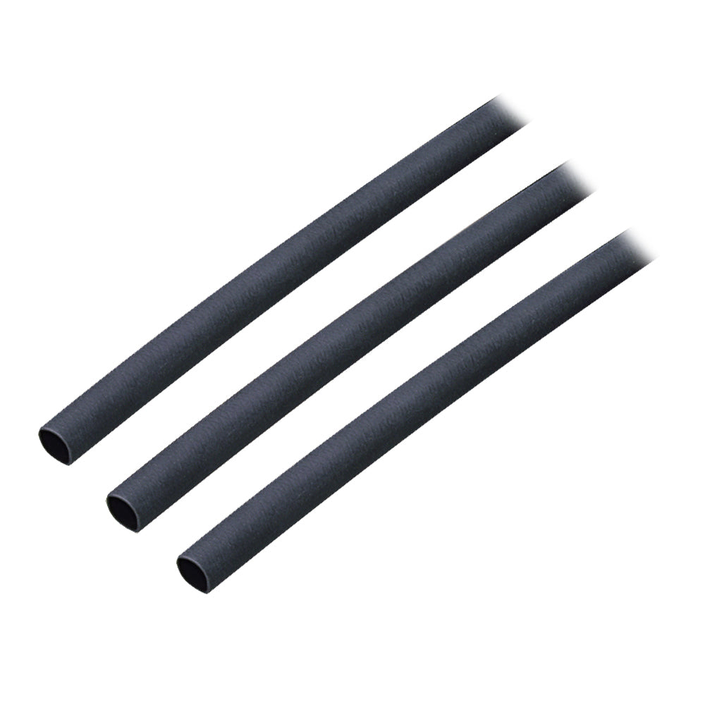 Ancor Adhesive Lined Heat Shrink Tubing (ALT) - 3/16" x 3" - Pack of 3 - Black
