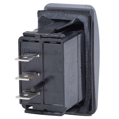 Blue Sea 7933 Contura II Switch SPDT Black - (ON)-OFF-(ON) - image 2