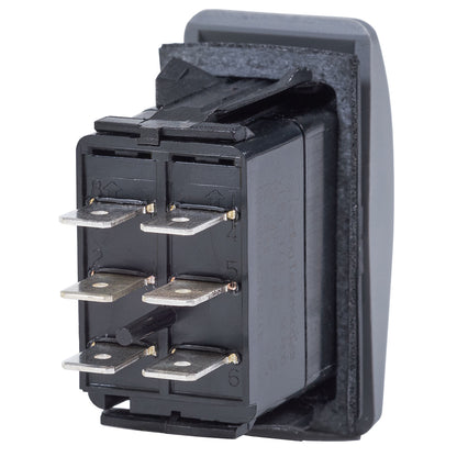 Blue Sea 7938 Contura II Switch DPDT Black - (ON)-OFF-(ON) - image 2