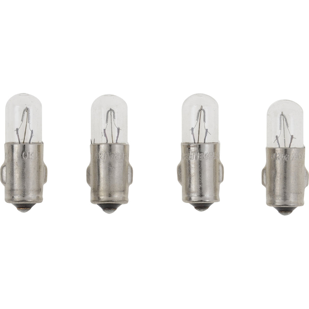 VDO Type A - White Metal Base Bulb - 12V - Pack of 4