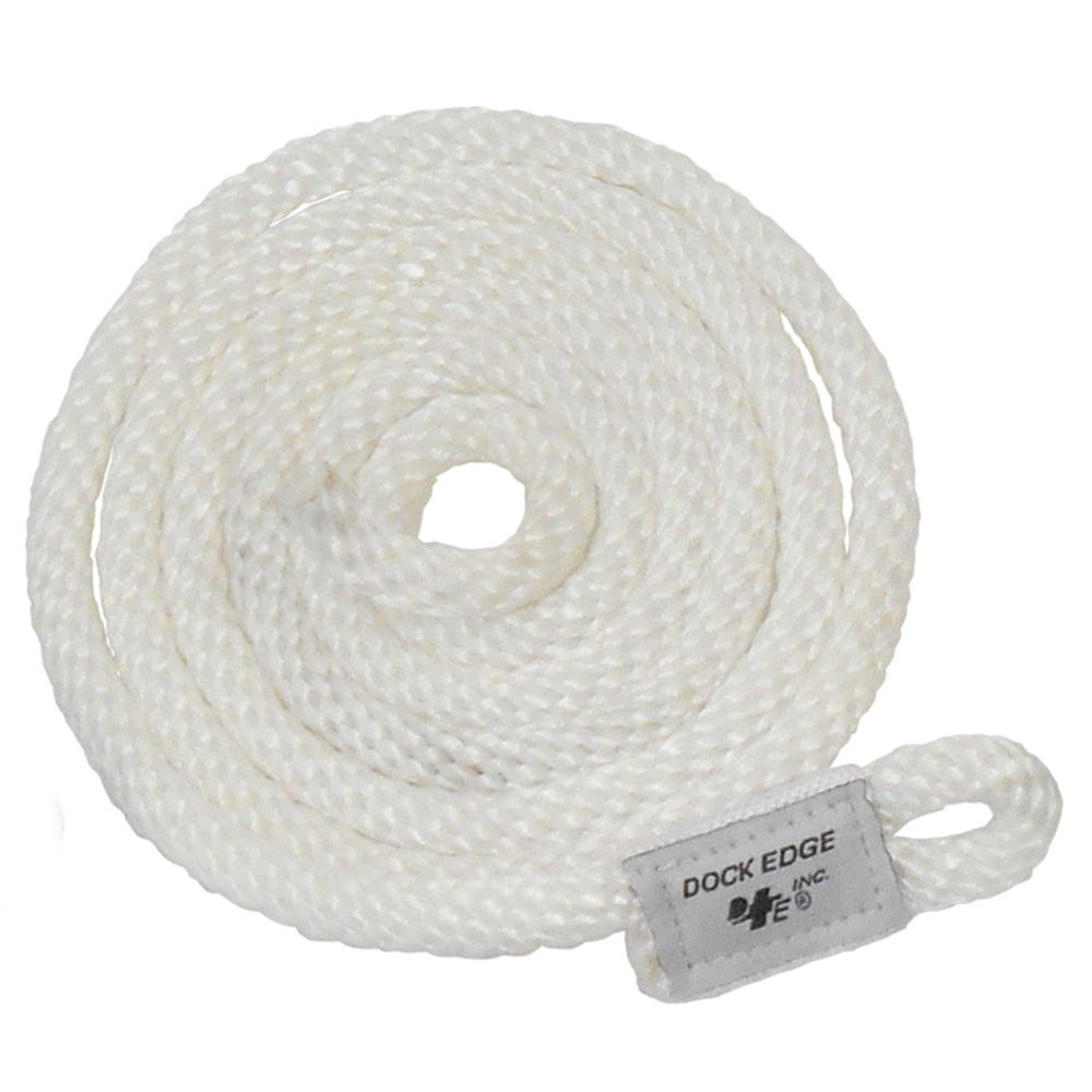Dock Edge Fender Line - 3/8" x 5' - White - Pack of 2
