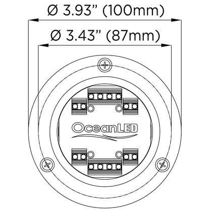 OceanLED Sport S3166S Underwater LED Light - Ultra White - image 4