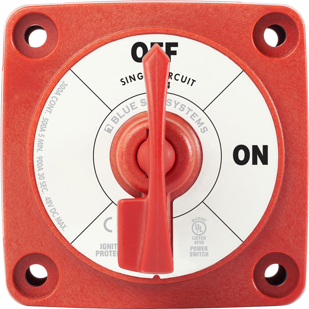 Blue Sea 6004 Single Circuit ON-OFF w/Locking Key - Red - image 2
