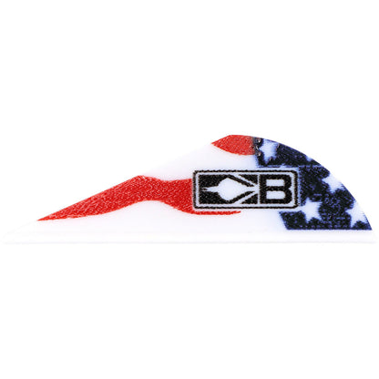 Bohning Blazer Vanes American Flag 100 pk.