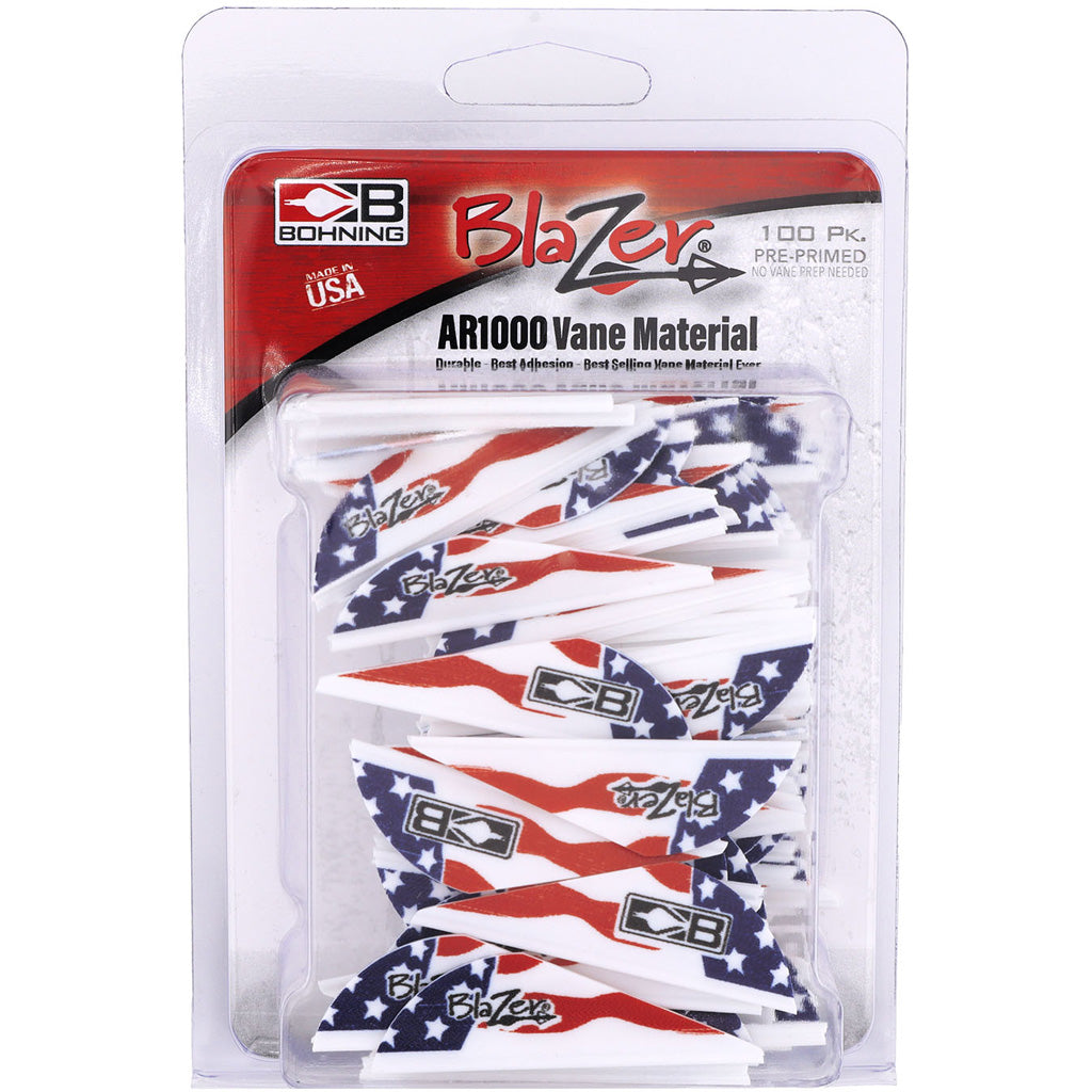 Bohning Blazer Vanes American Flag 100 pk.
