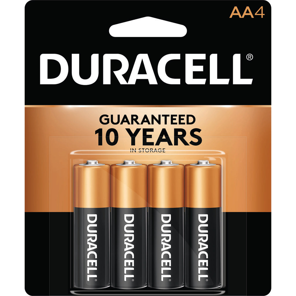Duracell Coppertop Batteries AA 4 pk.