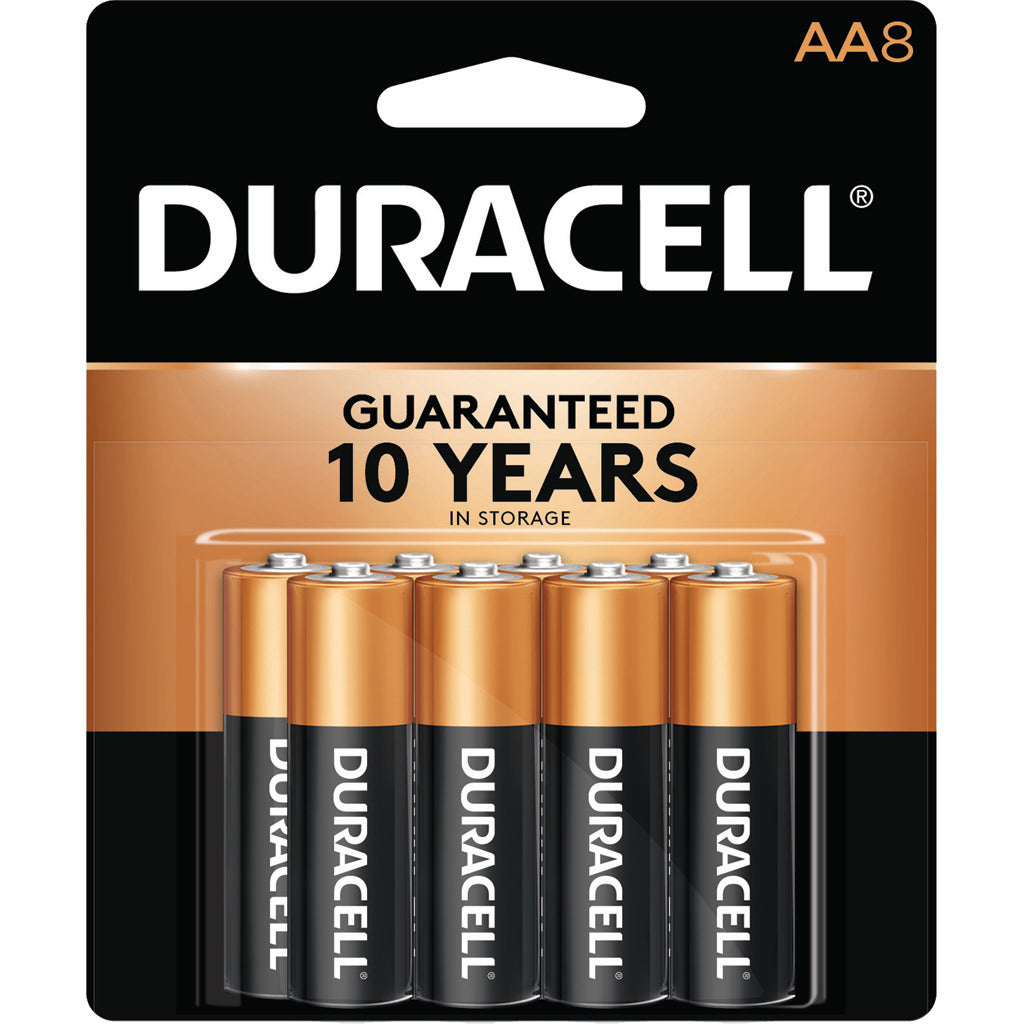 Duracell Coppertop Batteries AA 8 pk.