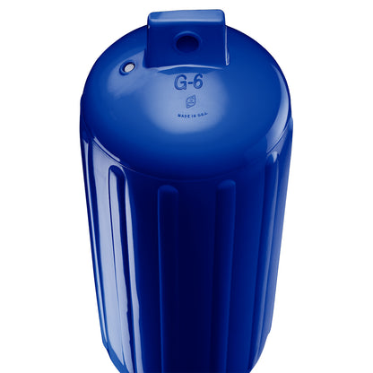 Polyform G-6 Twin Eye Fender 11" x 30" - Cobalt Blue w/Adapter - image 2