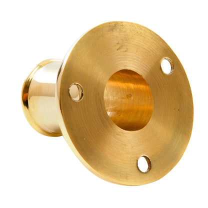 Whitecap Top-Mounted Flag Pole Socket Polished Brass - 3/4" ID - image 2