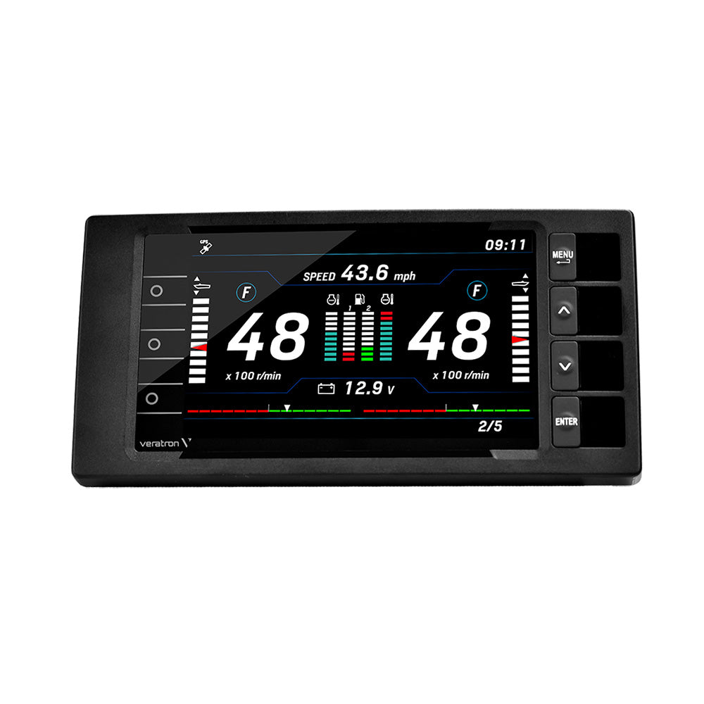 Veratron OceanLink® 7" NMEA 2000® Certified TFT Gateway - Black