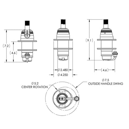 TACO Grand Slam 800 VHF Antenna Mount - image 3