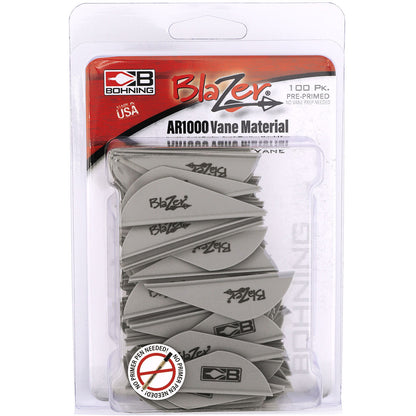 Bohning Blazer Vanes Silver 100 pk.