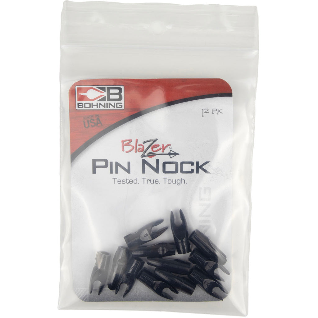 Bohning Blazer Pin Nocks Black 12 pk.